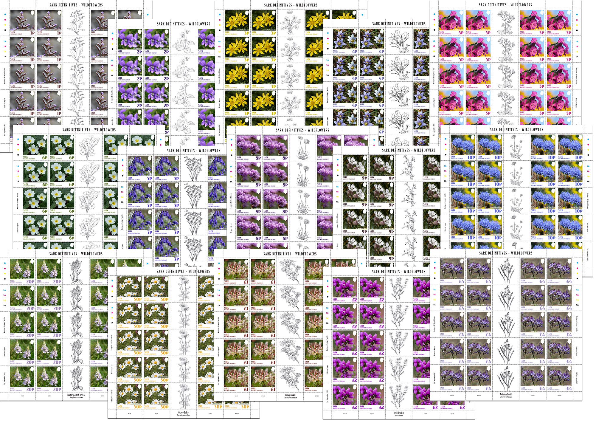 Sheets of 20